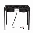 thumbnail image 6 of YDLW 2 Burner Gas Propane Cooker Outdoor Camping Picnic Stove Stand BBQ Grill,Gas Cooker Outdoor Camping Stove,150000 BTU, 6 of 12