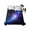 Black Dark Blue Mist Blue, variant on Twin Flat Sheet Only Cosmic Blue Purple Soft Microfiber Cooling Bedding Sheets Galaxy Background Flat Bed Sheet for Hotel Home Decor