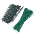 thumbnail image 1 of 100Pcs Green Plastic Cable Ties Reusable Fastener Ties for Home Use 6.7x0.2in, 1 of 8