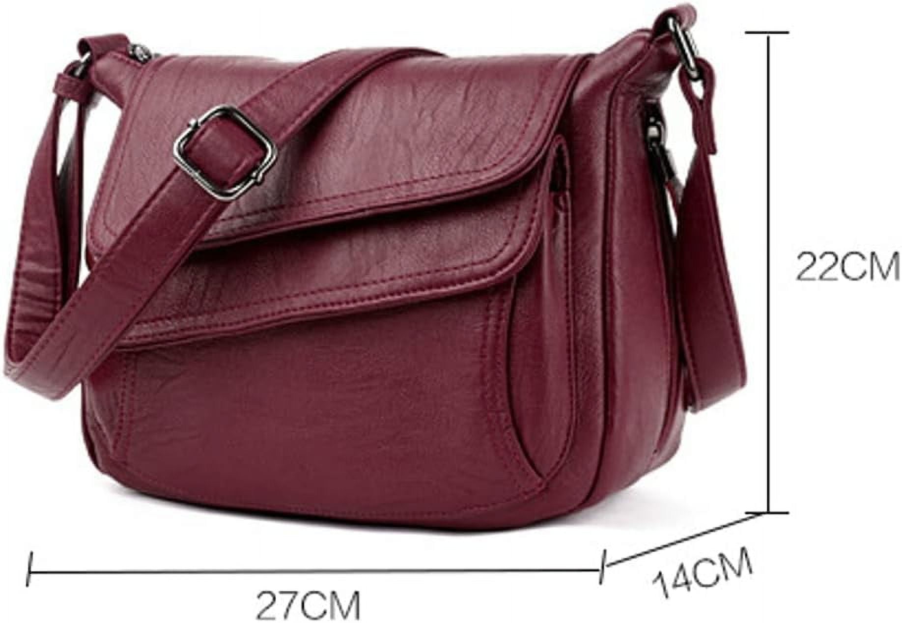 Kukuzhu Hobo Bag for Women PU Leather Shoulder Crossbody Bag Soft Small Totes Handbag Multifunction Purse Satchels