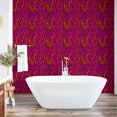 thumbnail image 6 of Ambesonne Safari Peel & Stick Wallpaper for Home, Zebra Pattern Stripes Design, 13"x100", Pink Plum Orange, 6 of 6