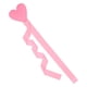 thumbnail image 1 of Cinta de corazón festiva de San Valentín de 41 pulgadas con lazo de cinta decorativa para corona Rosa, 1 of 8