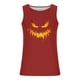 thumbnail image 5 of Camiseta sin mangas de cuello redondo para hombre, con estampado de Halloween, cuello redondo, estilo informal, deportiva, para hombre, 5 of 5