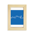 thumbnail image 1 of Blue Jumpg Music 5-le Staff Desktop Display Photo Frame Picture Art Painting 5x7 inch, 1 of 3