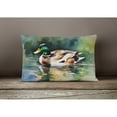 thumbnail image 4 of Mallard Throw Pillow 12 in x 16 in, 4 of 4