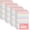 400, variant on Colored Loose Leaf Paper 5.5" x 8.5" 7-Hole Lined Filler Paper College Ruled Notebook Refill Pad Pastel Colored Lined Refills Hole Punched Notebook Refills for 3 or 7 Ring Binders (100)