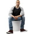 thumbnail image 5 of Hat and Beyond Men's Basic Baseball Raglan 3/4 Sleeve Athletic Crew Neck T-Shirts, 5 of 6