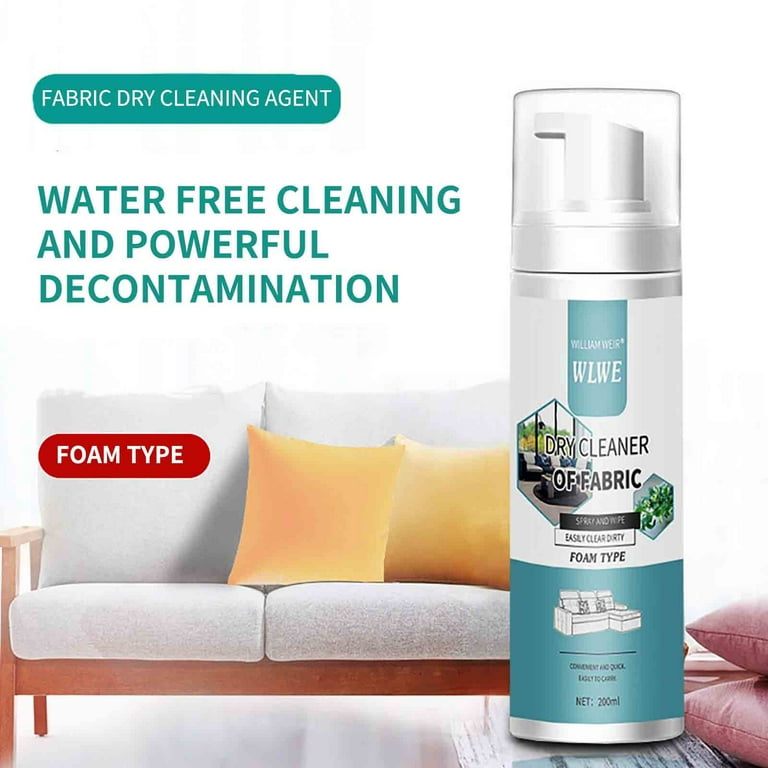 Tiitstoy Fabric Sofa Cleaning Artifact Foam Mattress Decontamination-free Washable Carpet Dry Cleaner Stubborn Stain Cleaner200ml White, Infant Unisex