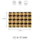 thumbnail image 2 of Tapete Minimalista Geométrico Amarillo, 2 of 2