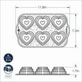 thumbnail image 6 of Nordic Ware Tiered Heart Cakelet Pan, 6 of 6