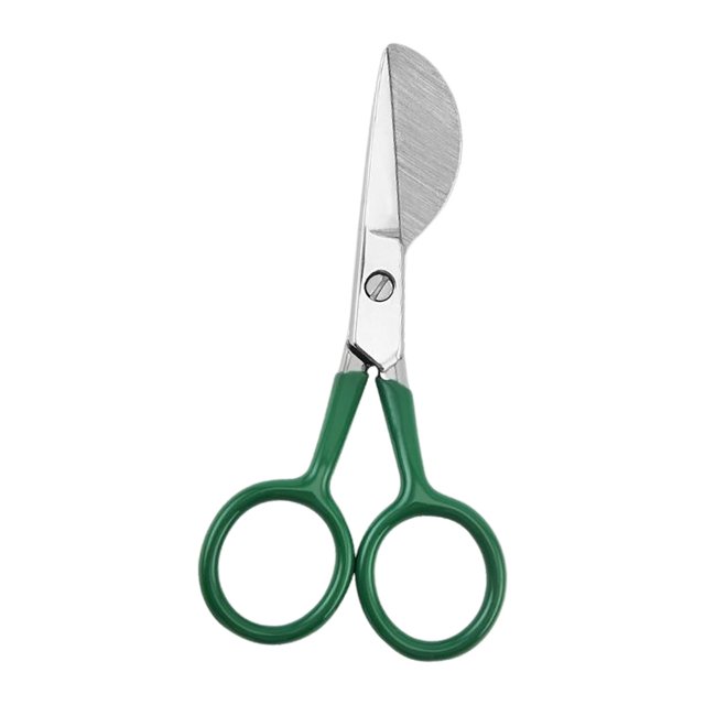 Tijeras de bordado, tijeras afiladas y resistentes, hoja de de pato pelícano para confección , verde Sunnimix Tijeras de pico de pato