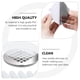 thumbnail image 3 of 25 piezas de pegatinas para desagüe de suelo, pegatinas circulares para ducha de agua, filtro antibloqueo para baño, PVC blanco, 3 of 6