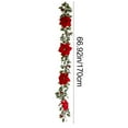thumbnail image 3 of up to 90% off karymi 66.9in Artificial Poinsettia Christmas Vine Garland Red White Flowers for Wall Staircase and Mantel Decor House Decor Shop All Savings Best Sellers, 3 of 7