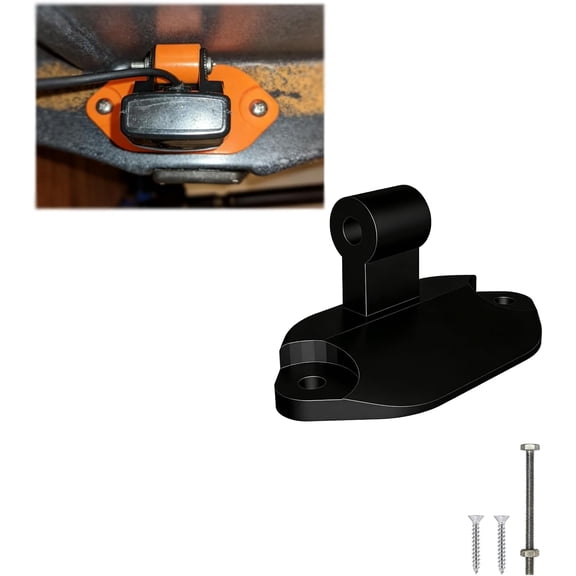 Kayak Transducer Mount Bracket, Fish Finder Transducer Adapter Compatible with Garmin Striker 4 and Old Town Sportsman Kayaks, No-Drill Low Profile Mount