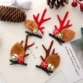 thumbnail image 4 of Horquilla de cornamenta de Navidad, Clip de campana de oreja de alce, decoraciones de Feliz Navidad para el hogar, adornos de Navidad, Papá Noel 2022, 4 of 4