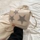 thumbnail image 5 of Bolso Bandolera Con Tapa para Mujer Y2K PU Star Messenger Bag Niñas Adolescentes (Beige), 5 of 8