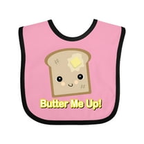 Inktastic Butter Me Up Toast Boys or Girls Baby Bib