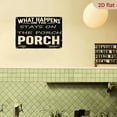 thumbnail image 5 of What Happens on the Porch Stays on the Porch_ - Vintage Farmhouse Metal Sign, Perfect Housewarming Gift for Entryway 12*8in, 5 of 5