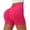 Hot Pink, variant on Yoga Shorts for Women V Back Trendy Seamless Scrunch Athletic Shorts Gym Shorts