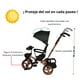 thumbnail image 5 of Triciclo Infantil Tipo Carriola con Bastón Ajustable Luz y Sonido-Negro, 5 of 8