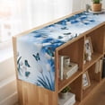 thumbnail image 6 of Table Runners 90 Inches Long Dress Scarves, Blue White Floral Farmhouse Coffee/Dining/Kitchen Table Runner for Living Room, Ombre Tulips Modern Art Spring 13x90 Inch, 6 of 9