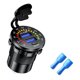 thumbnail image 3 of Toma de corriente de cargador USB dual 4.8A con voltímetro Streamlight para motocicleta de automóvil JShteea Accesorios para autos y motos, 3 of 8