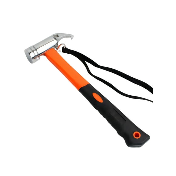 Riwesomey Martillo de clavija para tienda de campaña, accesorios para tiendas de campaña, herramientas de mano para senderismo, extractor de clavos Artesanía Rojo Riwesomey TO009760-02