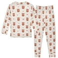 thumbnail image 3 of Boys Pajamas Girls Pajama Loving Highland Cattle Cute Comfortable Cotton Two-piece Pajama Set, 3 of 7