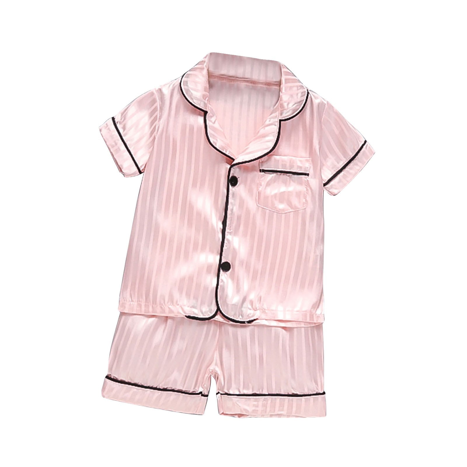 2025 Ensemble de Pyjama Boutonné Pcs pour Bébé Garçon Fille