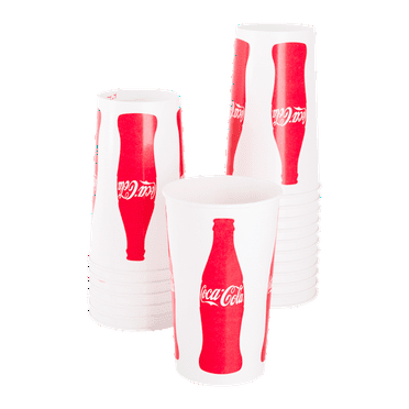 Karat Coca Cola Paper Cups [16oz - 1000 pcs] (90mm) - Walmart.com