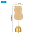 thumbnail image 2 of Campana para Tiendas Uxcell, Timbre de Madera para Puerta, Timbre Colgante para Apertura de Puerta, Gatito, 2 of 6