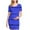 Dark Blue, variant on Maternity Dress For Photoshoot Womens Short Sleeve Breast-Feeding Maternity Nursing Dress Bodycon Pregnancy Scoop Neck Ruched Midi Fitted Dresses For Women 2307
