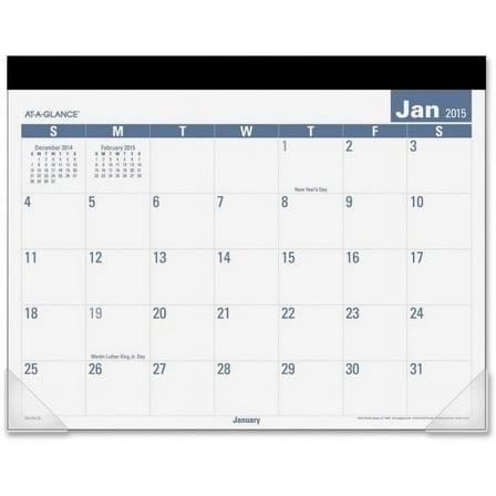At-A-Glance E-Z Read Monthly Desk Pad