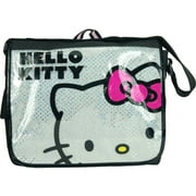 Hello Kitty Face Messenger Bag - White