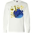 thumbnail image 3 of Inktastic Libra Constellation Zodiac Sign Illustration Long Sleeve T-Shirt, 3 of 5