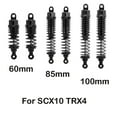 thumbnail image 2 of 2Pc Metal Damper Shock Absorber For 1/10 Rc Crawler Car Scx10 Trx4 D90 Models 60Mm 85Mm 100Mm Length Options Aluminum Alloy Construction, 2 of 9
