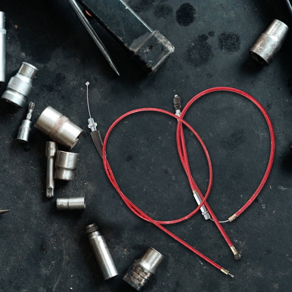CRILSTYLEO Red Clutch Cable Replacement for Motorcycle and Scooter High Performance Clutch Cord