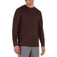 thumbnail image 6 of Athletic Works Men's and Big Men's Active Quick Dry Performance Long Sleeve T-Shirt, up to Size 5XL, 6 of 6