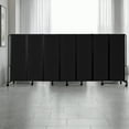 thumbnail image 5 of Hampden Furnishings Otis Collection Portable Room Divider, 7 Black Panels, Black Frame, 5 of 5