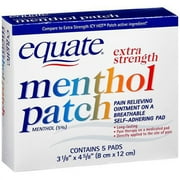 Equate Menthol Patches 5ct