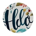 thumbnail image 4 of PIKWEEK Hello Brush Lettering Tablecloths White, 4 of 8