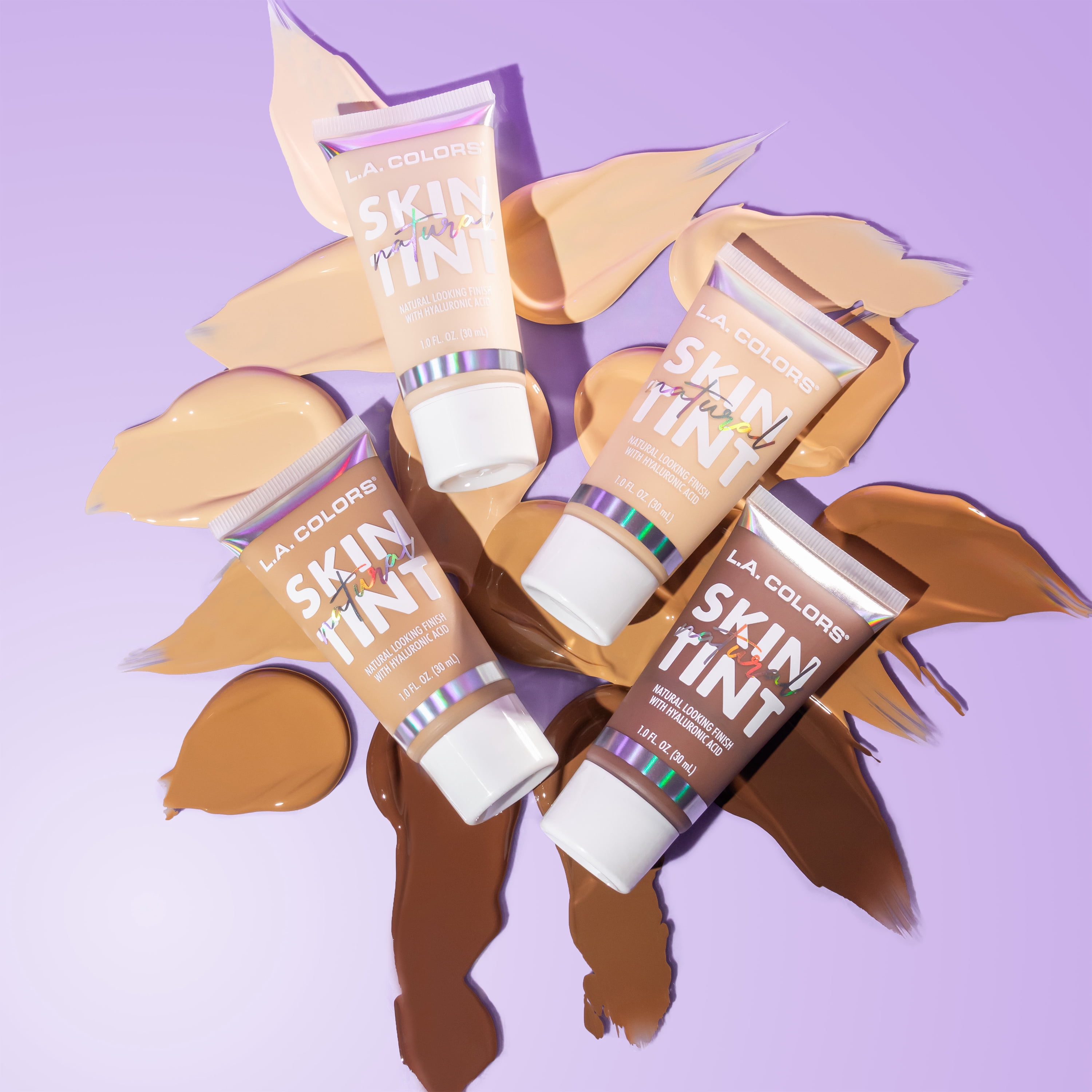 L.A. COLORS Natural Skin Tint Lightweight Hydrating Foundation, Soft Beige, 1 fl oz