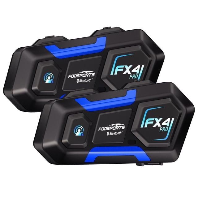 Intercomunicador Bluetooth para motocicleta Fodsports FX4 Pro 1200m
