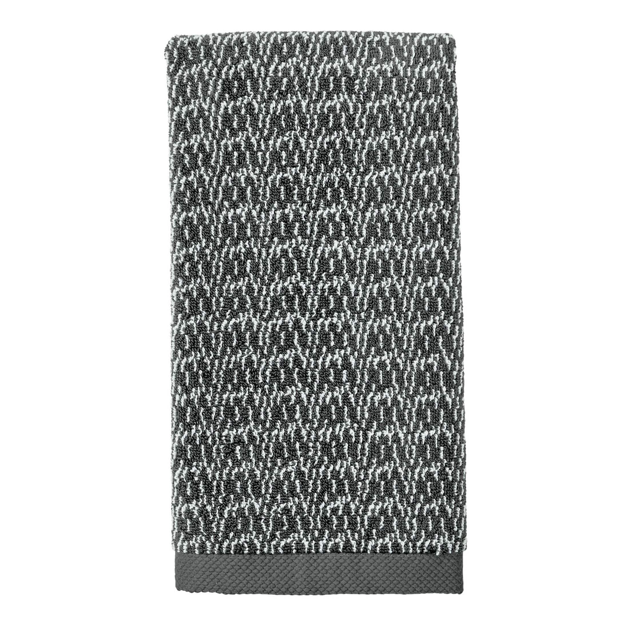 Better Homes & Gardens Signature Soft Cotton Melange 6 Piece Bath Towel Set,Gray Flannel