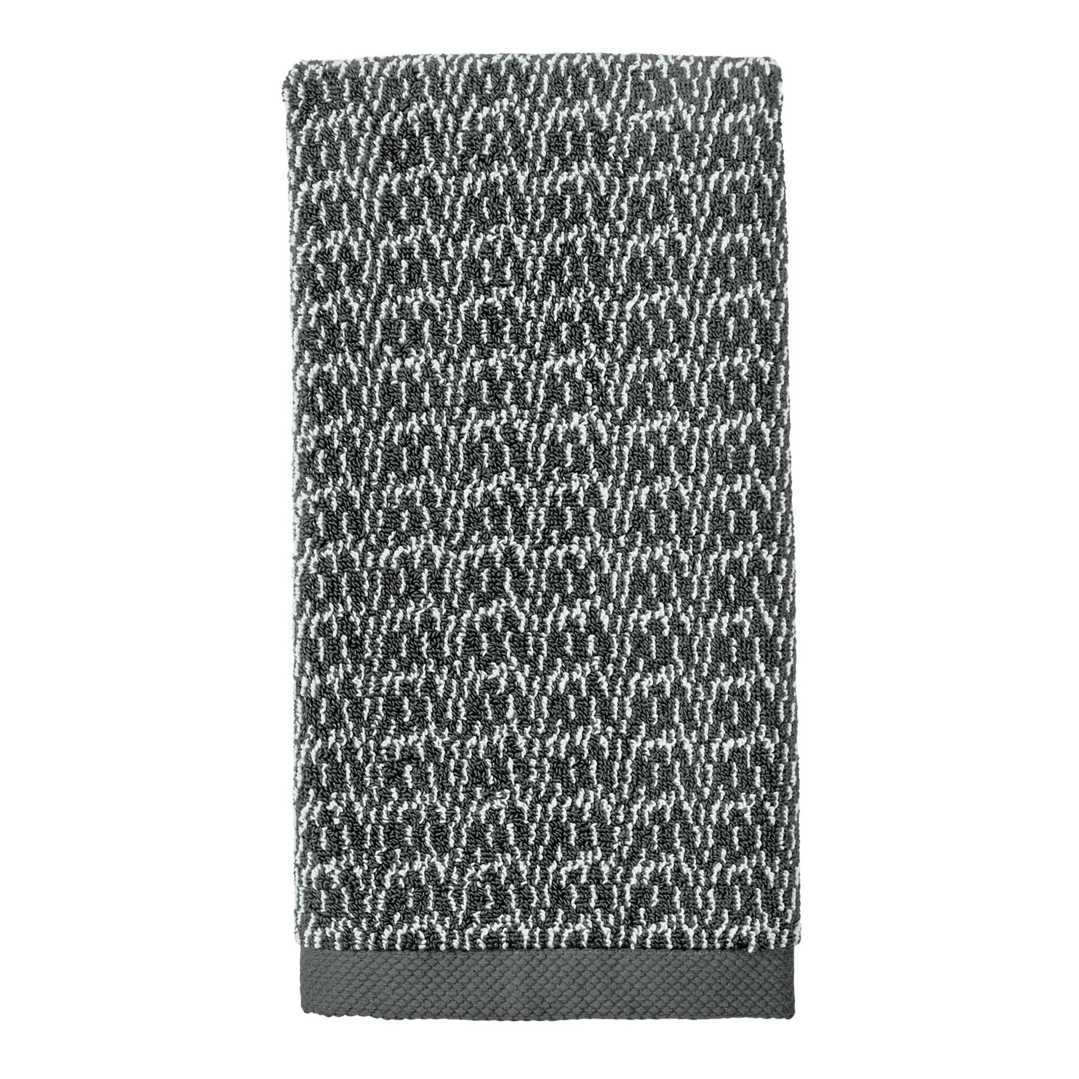 Better Homes & Gardens 6-Piece Cotton Bath Towel Set, Gray photo 8