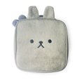 thumbnail image 2 of Linda bolsa de cosméticos portátil suave bolsa de conejito de peluche para mujeres niñas (gris) Ehuebsd Cuidado Belleza, 2 of 9