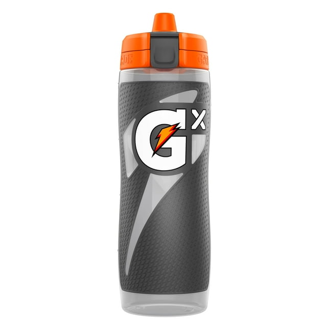 Botella Gatorade Gx 30 ml gris con anillo de identificación personalizable