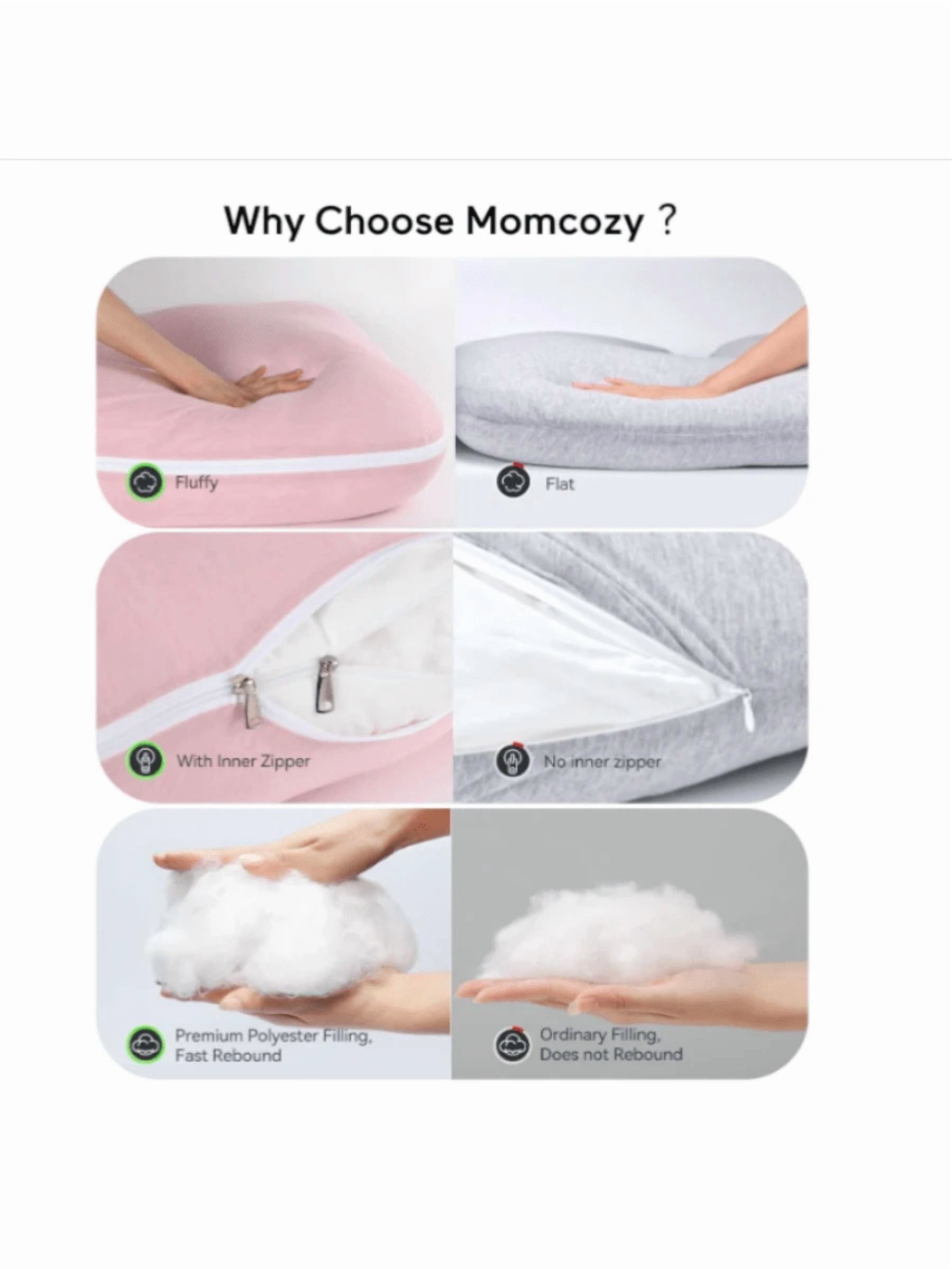 WEFANCY Pregnant Woman Waist Pillow  Hot Products Overseas Warehouse Stock 2025 Summer Cool Products