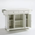 thumbnail image 3 of Crosley Furniture Alexandria Wood Granite Top Kitchen Island in White, 3 of 8