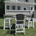 thumbnail image 4 of Furvclv 5-piece Modern Table Chair Set, Patio Bar Table With 4 Chairs, High Top Outdoor Table Tall Adirondack Chairs 4 Person Configuration For Family Use For Patio Garden Yard, 4 of 9